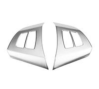 Keenso Chrome Steering Wheel Button Frame Decoration Cover Trim 2Pcs for X5 E70 2008-2013