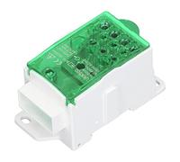 Keenso Clamp Block Connection Box High Guidance Brass Connections 500a 690 V of a Shine Disc Components for Power Cabinets PA66 Material (Green)