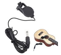 Keenso Clip-On Pickup Microphone, Wide Compatibility, Better Sound Quality, Lightweight, Portable, Impact and Scratch Resistance, for Violin, Acoustic Guitar, Ukulele