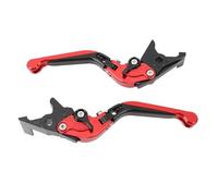 Keenso Clutch Lever, Adjustable CNC Aluminum Alloy Motorcycle Brake Handle Lever with Locking Mechanism, for 125 250 300 350 750 XADV 750 ADV 350 (Red)