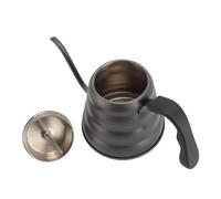 Keenso Coffee Boiler Stainless Steel 1200 Ml Svenhals Herk over the Pot with Thermometer for Induction Stove, Large Capacity for Family Use