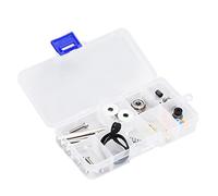 Keenso Compact Size 3D Printers M4 Extruder Kit with 37PCs Accessories for Smooth Filament and Simple Setting, Which Is Compatible with Different Materials