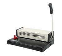 Keenso Compact Size Multi -Hole Stamp for A4 A5 B5 Paper, High Hardness Metal Cover Loose Leaf Dance Tool for Offices and Houses