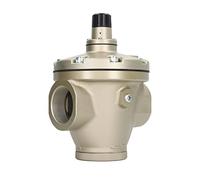 Keenso Compressed Air Pressure Reducing Valve Durable and Reliable Pneumatic Regulator for Air Compressors HNBR Material DN50 (AR925 20G with Gauge)