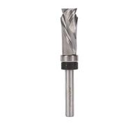 Keenso Compression Flush Trim Router Bit Versatile and Durable for CNC Template Woodworking 1/4in Shank 1-1/4in Cutting Length