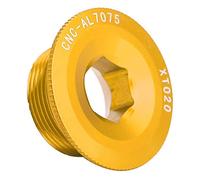 Keenso Crankset Screw, Aluminum Alloy Crank Arm for Mountain Road Bike Bracket M20 Crankset Screw BB Axis Screws(gold) Riding