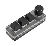 Keenso Customizable Programming Macro Keyboard RGB Backlit Durable ABS Mini Red Switch Plug and Play [Mini Keyboard]