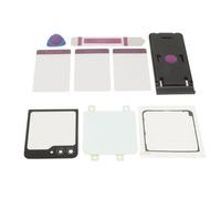 Keenso Customized Back Glass Housing Cover for Z Flip 5, Includes Camera Lens and Adhesive, DIY Repair Tools (Green)