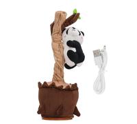Keenso Dancing Talking Animal Toy, Singing Mimicking Recording Toy Repeats What You Say Plush Toys for Kids (Panda