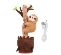 Keenso Dancing Talking Animal Toy, Singing Mimicking Recording Toy Repeats What You Say Plush Toys for Kids (Type 2