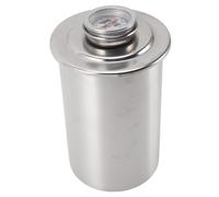 Keenso Darn Manufacturer Made of Stainless Steel Large Capacity with Thermometers for The Production of Homemade Deli Meat, Multifunctional Meat Press for Beginners, Durable Material