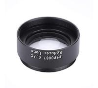 Keenso Datyson 1.25 Inch 0.5X Reducer Compact Lens Accessory for Telescope Eyepiece, Premium Quality for Clearer View, for Long Length Telescopes, Aluminum Alloy, Black