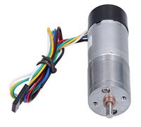 Keenso DC Engine Wear Metal -enclosure -speed Measurement Signal Feedback for Intelligent Car Dedicates JGA25-371 (DC12V 130RPM)