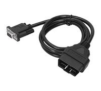 Keenso Diagnostic Interface Adapter, 16Pin OBD2 to RS232 DB9 Car Diagnostic Interface Adapter Extension Cable Connector