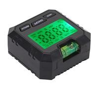 Keenso Digital Level Box Magnetic Electronic Winkel Measuring Device for Repairing Automobiles, with a Clear Display Screen, ABS Material (Black)