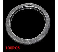Keenso Disposable Plastic Steering Wheel Cover, Elastic Universal Fit for