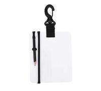 Keenso Diving Writing Slate, Plastic, Waterproof Scuba Diving Slate, Underwater Writing Tablet, Writing Board with Swivel Clip & Pencil for Water Sports Diving Swimming