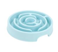 Keenso Dog Slow Feeder Bowl, PP Pet Slow Food Bowl with Non Slip Base and Interactive Puzzle Design, Helps Eating Reduce Choking and Overeating for Dogs Cats All Breeds