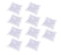 Keenso Dollhouse Lace Table Mat 10PCS, Vintage Fabric Dollhouse Tablecloth Set 11x11cm, Collection of Exquisite Lace-Styled Mats for 1:12 Scale Decor and Photo Props