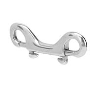 Keenso Double -end Screw/fastener Semester -snapping Clamp/holder in 316 Stainless Steel, Memory Box/Cover for Ship Cable, Marine Taeling (77mm)