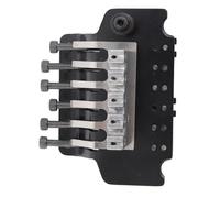 Keenso Double Rocking Tremolo Bridge System,Electric Guitar Spring Stabilizer Device for Electric Guitar (Black)