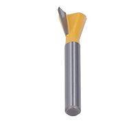 Keenso Dovetail Bit Sturdy & Durable Carbide Fast Speed for Woodworking Router Milling Cutter 6mm Shank Yellow (6*1/2)