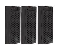Keenso Drone Spare Battery RC Airplane Lithium Battery 3.7V 400mAh 3 Pack Replacement Batteries for XK K127 with 1 to USB Charging Cable