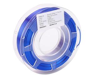 Keenso Dual Color PLA Filament 1.75mm 200g Silk for 3D Printed Art Blue and