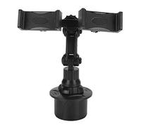 Keenso Dual Phone Holder, 360° Rotatable Universal Adjustable Car Phone Mount for 3-7inch Phones