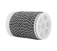 Keenso Durable Nylon String Serving Thread, Archery Supplies with 3 Colors for Bowstring (Black White) archery string