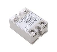 Keenso Ein Phase -relay -relais 25a SSR Voltage Regulates AC24-480V Control Voltage 3-32VDC for Temperature Controller, Vibration Resistant and Long Service Life