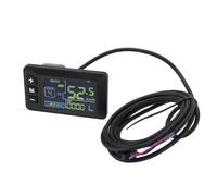 Keenso Electric Bike LCD Display ABS Display Meter with Speed and Battery Level Indicator Control Panel for E Bike Scooter Riders Daily Commuting