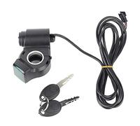 Keenso Electric Bike Throttle Voltmeter with Digital Voltage Display and Lock for 12-99V E-Bike Scooter Tricycle Bicycles and Spare Parts Bicycles and spare parts Bicycles and spare parts