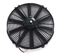 Keenso Electric Cooling Fan, 16in Universal Push Pull Electric Radiator Cooling Fan 24V 120W for Car Truck RV