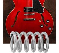 Keenso Electric Guitar Tremolo Bridge Springs - High Toughness Metal, Good Elasticity, Electroplated Surface, Improves Tuning Stability and Tremolo Sensitivity, Rigorously Tested (Silver (Silver)