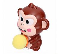 Keenso Electric Prank Launching Monkey Game Plastic Interactive Monkey Toy 16.5 X 15.5 X 19. Cm Pop Up Action Training Team Play for Kids Family Parties