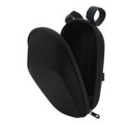 Keenso Electric Scooter Front Bag, EVA Hard Shell Scooter Front Bag with 600D Nylon, Adjustable Hook Loop Straps, 275g Handlebar Storage for Commuting Cycling (Black)