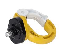 Keenso Electric Scooter Front Claw, Alloy Steel and Aluminum Scooter Hanger, 12kg Load Capacity for Helmets and Bags (Yellow+White)