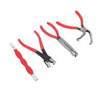 Keenso Electrical Disconnect Pliers, 4PCS Automotive Universal Connector Plug Tool Separator with Hose Clamp Pliers for Car Truck SUV Maintenance