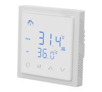 Keenso Electrical Underground Heating Thermostat -LED Shows a High Accuracy Temperature Controller for Home (White)