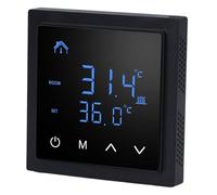 Keenso Electrical Underground Heating Thermostat -LED Shows a High Accuracy Temperature Controller for Home (Black)