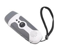 Keenso Emergency Radio, AM FM Portable Hand Crank Radio with Flashlight SOS Alarm Power Bank for Outdoor