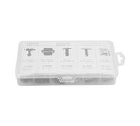 Keenso Engine Pan Clips Kit, 60pcs Assorted Trim Fasteners for