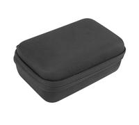 Keenso EVA Black Camera Bag with Zipper for Hero, Portable Shockproof Carrying Case, Organized Storage Bag for Accessories, Compact Size 6.1 X 4.3 X 2.4 Inch