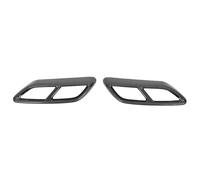 Keenso Exhaust Muffler Tail Pipe Cover ABS Tailpipe Cover Trim 2PCS Left Right Rear Exhaust Pipe Decoration for 8Y 2021 Onwards Exterior Styling (Carbon Fiber Style)