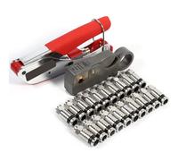 Keenso F Connector Crimping Tool, Durable Compression Set | Heavy-duty steel, Works with RG59, RG58, RG6, Long-lasting materials, Ideal for handyman