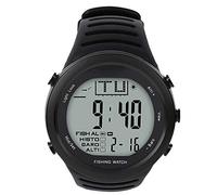 Keenso Fishing Air Pressure Watch, FR720B Fishing Air Pressure Watch Multifunctional Outdoor Waterproof Altitude Meter Altitude Thermometer(Black) Other Fishing Tools and Accessories