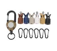 Keenso Fishing Hook Cover,Squid Jig Hook Protector for Sea Lake River (Khaki)