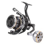 Keenso Fishing Reel, Easy Maintenance, Smooth Line Release, Strong Braking Force, Enhanced Gear Strength, Suitable for Saltwater Freshwater, with Seawater Protection, for Left Right