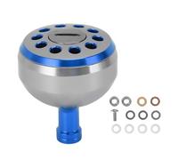 Keenso Fishing Reel Knob,Aluminum Alloy 38mm Spinning Reel Handle Knobs for S A D (Blue)